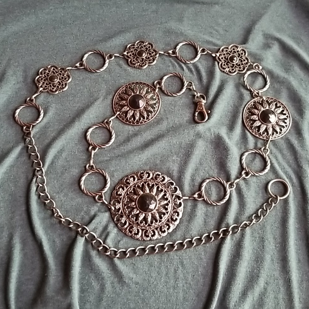 Metal adjustable belt